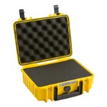 OUTDOOR case in yellow with foam insert 250x175x95 mm Volume: 4,1 L Model: 1000/Y/SI